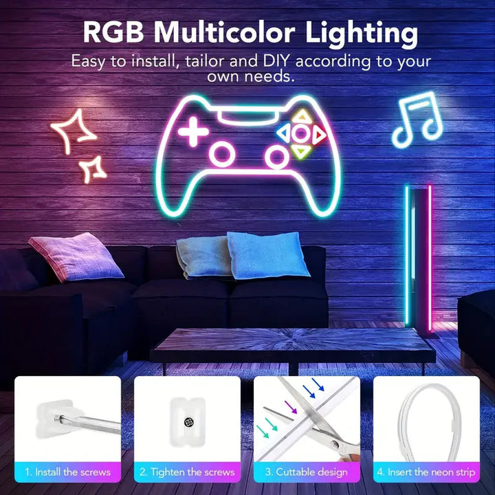 5V RGB Neon LED Strip Lights