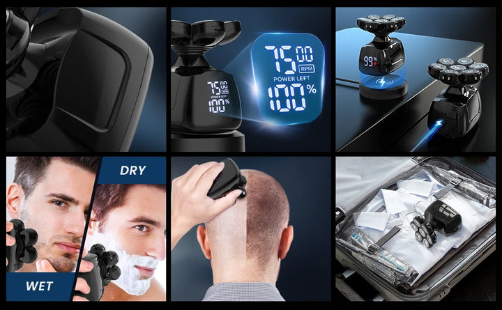 Effortless Head Shaving: The Ultimate Shaver Every Bald Man Needs.