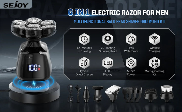 Effortless Head Shaving: The Ultimate Shaver Every Bald Man Needs.