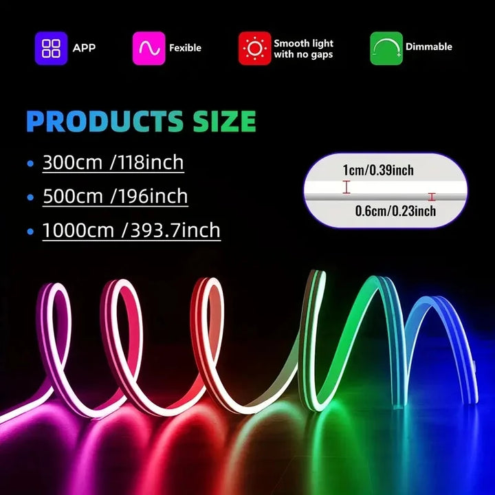 5V RGB Neon LED Strip Lights