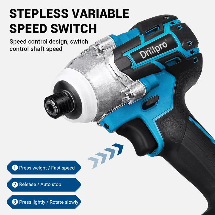 Drill pro 18V 1/4 Inch Cordless